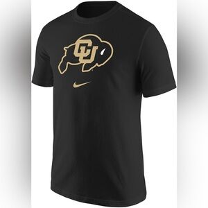 👉🏼LIKE-NEW👈🏼 NIKE COLORADO BUFFALO BLACK PRIMARY LOGO SHORT SLEEVE T SHIRT XXL
